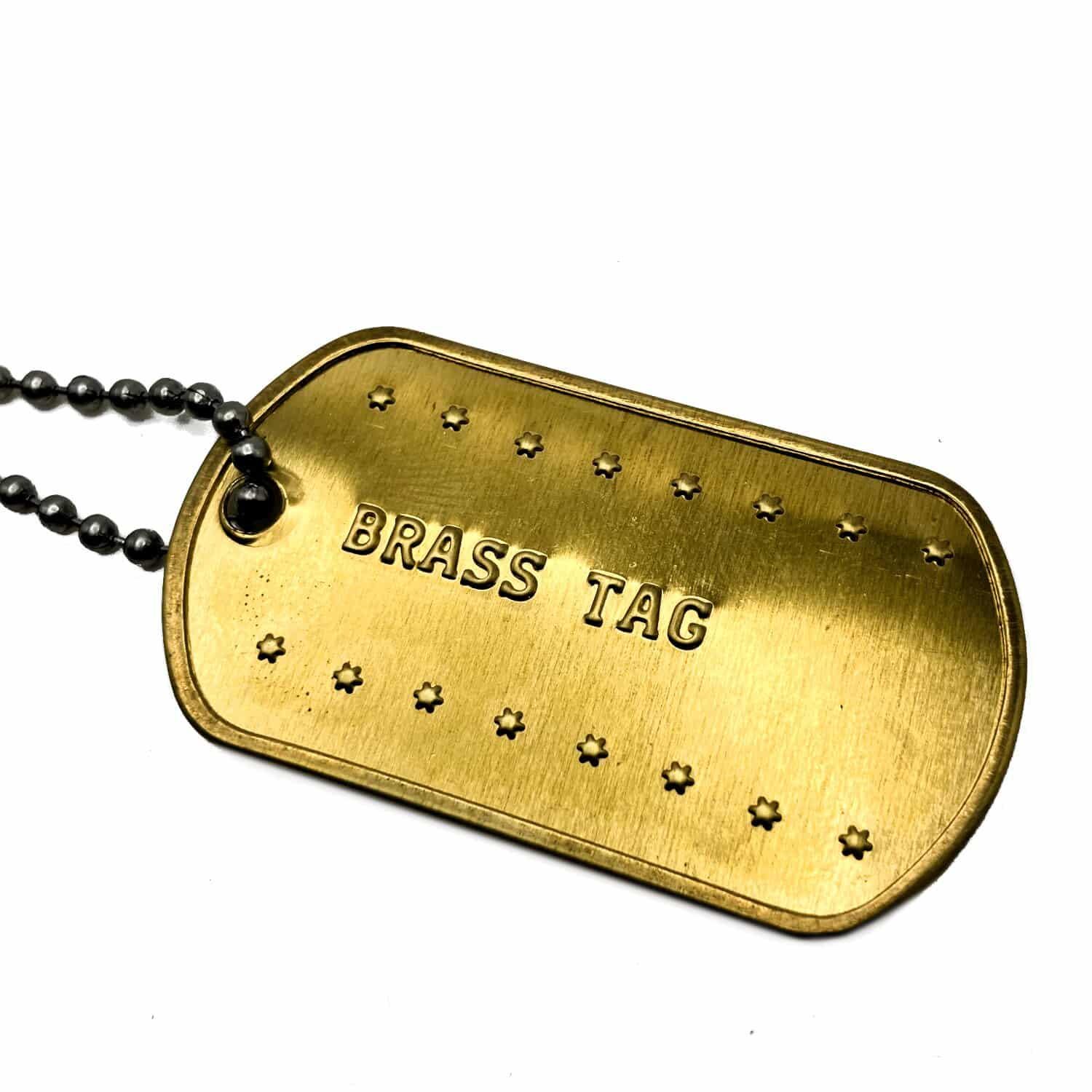 Military ID Dog Tags / Stainless Steel / Personalized Custom