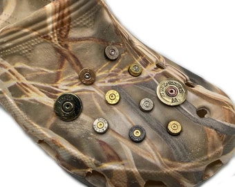 Bullet Casing Shoe Charms for Crocs - Military, Army, Police, Shooting, Hunting