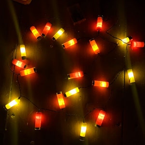 Shotgun Shell Christmas String Lights, Multiple Color Options - Etsy