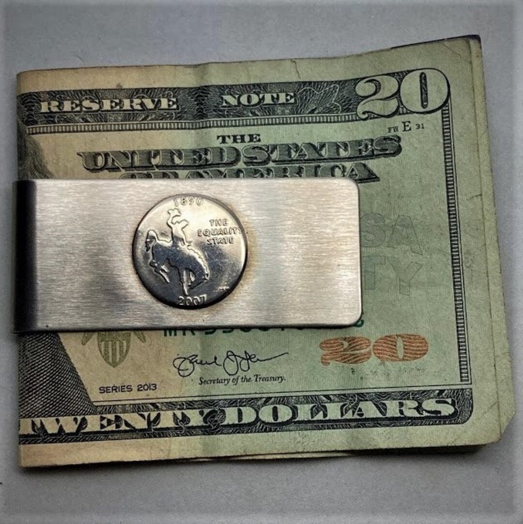 Statehood Quarter Punch Out Money Clip PICK YOUR STATE Etsy
