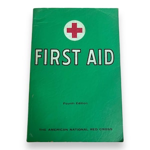 Vintage Erste-Hilfe-Buch von 1972, The American National Red Cross, vierte Ausgabe