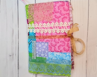 Eclectic Junk Journal for Teen Girls, Basket Stuffer for Daughter, Easter gift for Sister, Best Friend Birthday Gift for Her