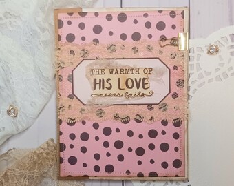 Bible Journal Pastor Appreciation Gift for Pastor's Wife, Bible Study Junk Journal for Women, Easter gift for Teens, Basket Stuffer