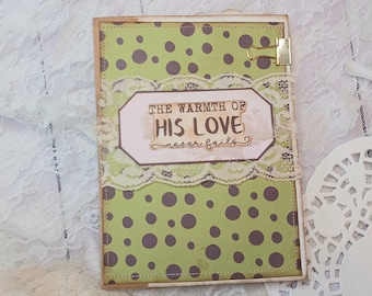 Mini Bible Junk Journal for Women, Christian Prayer Journal Gift for Pastors Wife, Easter gift for Her, Gifts Under 20, Basket Filler