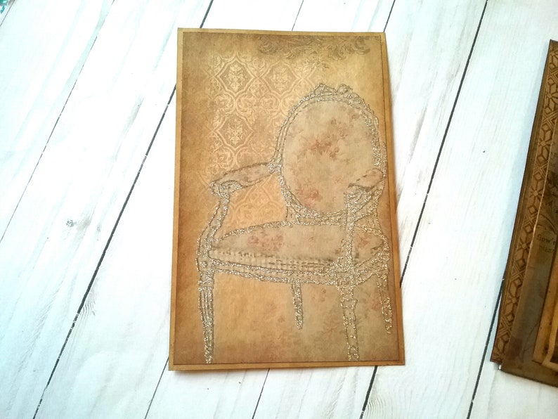 Envelope Junk Journal for Her, Vintage Inspired Journal for Women, Writer Gift for Sister, easter gift for Mom, Gifts Under 20 image 10