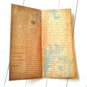 Envelope Junk Journal for Her, Vintage Inspired Journal for Women, Writer Gift for Sister, easter gift for Mom, Gifts Under 20 image 6