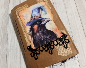 Halloween Junk Journal for Daughter, Halloween Lover Gift for Teens, Best Friend Birthday Gift for Her, Animal Journal, Writer Gift for Him