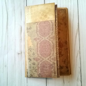 Envelope Junk Journal for Her, Vintage Inspired Journal for Women, Writer Gift for Sister, easter gift for Mom, Gifts Under 20 image 1
