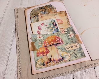 Autumn Journal for Women, Faux Leather Journal for Sister, Writer Gift for Friend, easter gift for Daughter, Birthday Gift for Mom