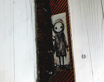 Halloween Junk Journal for Women, Anniversary Gift for Girlfriend, Gothic Gift for Sister, Best Friend Birthday Gift for Her, Halloween Gift