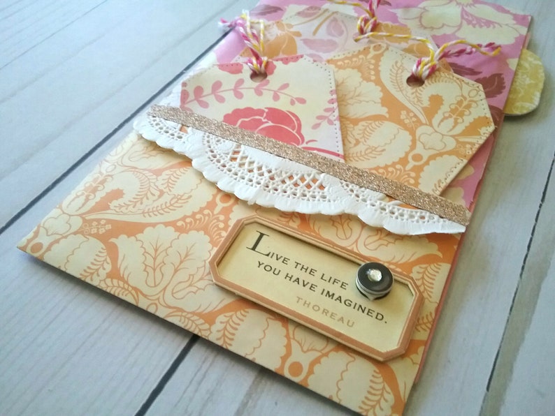 Envelope Journal Junk Journal Page Journal Ephemera Pocket Etsy