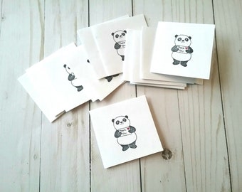 Mini Thank You Cards, Seller Thank You Small Business, Bulk Thank You Cards, Thank You Notecards, Panda Notecards, Party Favor Thank Yous