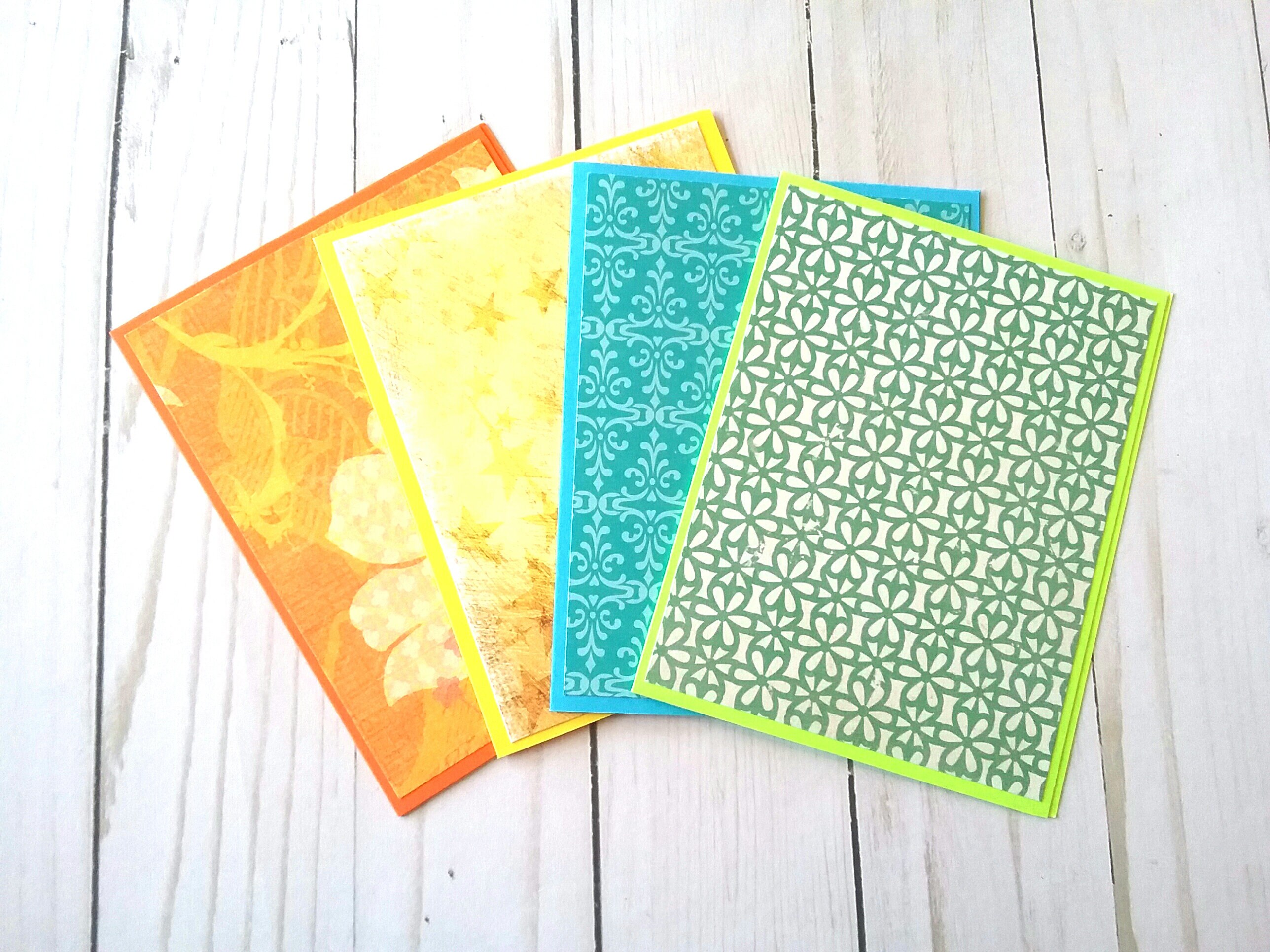 Blank Card Pack Bulk Greeting Cards Set of 4 Cards Birthday Etsy