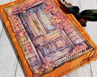 Autumn Junk Journal for Women, Writer Gift for Teens, Easter Gift for Sister, Anniversary Gift for Wife, Daily Journal, Fall Journal