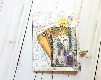 Halloween Junk Journal for Teens, Stocking Stuffer for Daughter, Easter gift for Sister, Gifts Under 20, Writer Gift Idea for Friend
