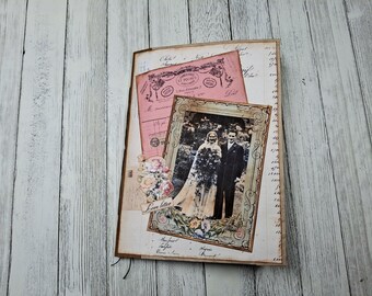 Love Letter Junk Journal for Women, Best Friend Birthday Gift for Her, Anniversary Gift for Mom, Writer Gift for Girls, Gratitude Journal