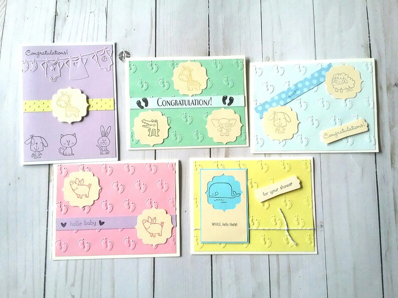 etsy baby shower cards