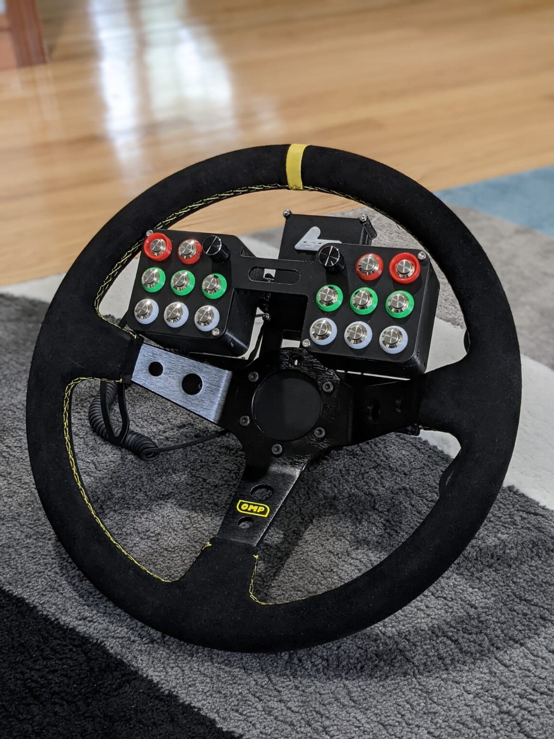 Sim Steering Wheel Custom Made for Sim Racing for PC Race Ready PLUG