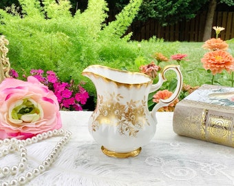 Royal Albert Antoinette Creamer, Antoinette Engilsh Creamer, English Bone China Tea #B710