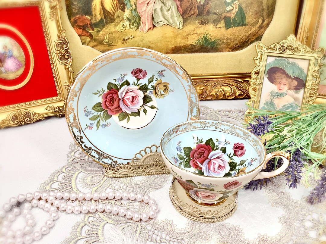 Royal Sutherland Fine Bone China England, English Floral Teacup
