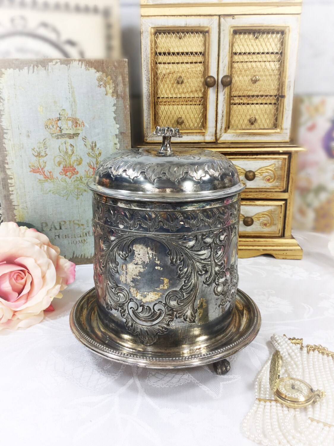 silver tea box silver tea box