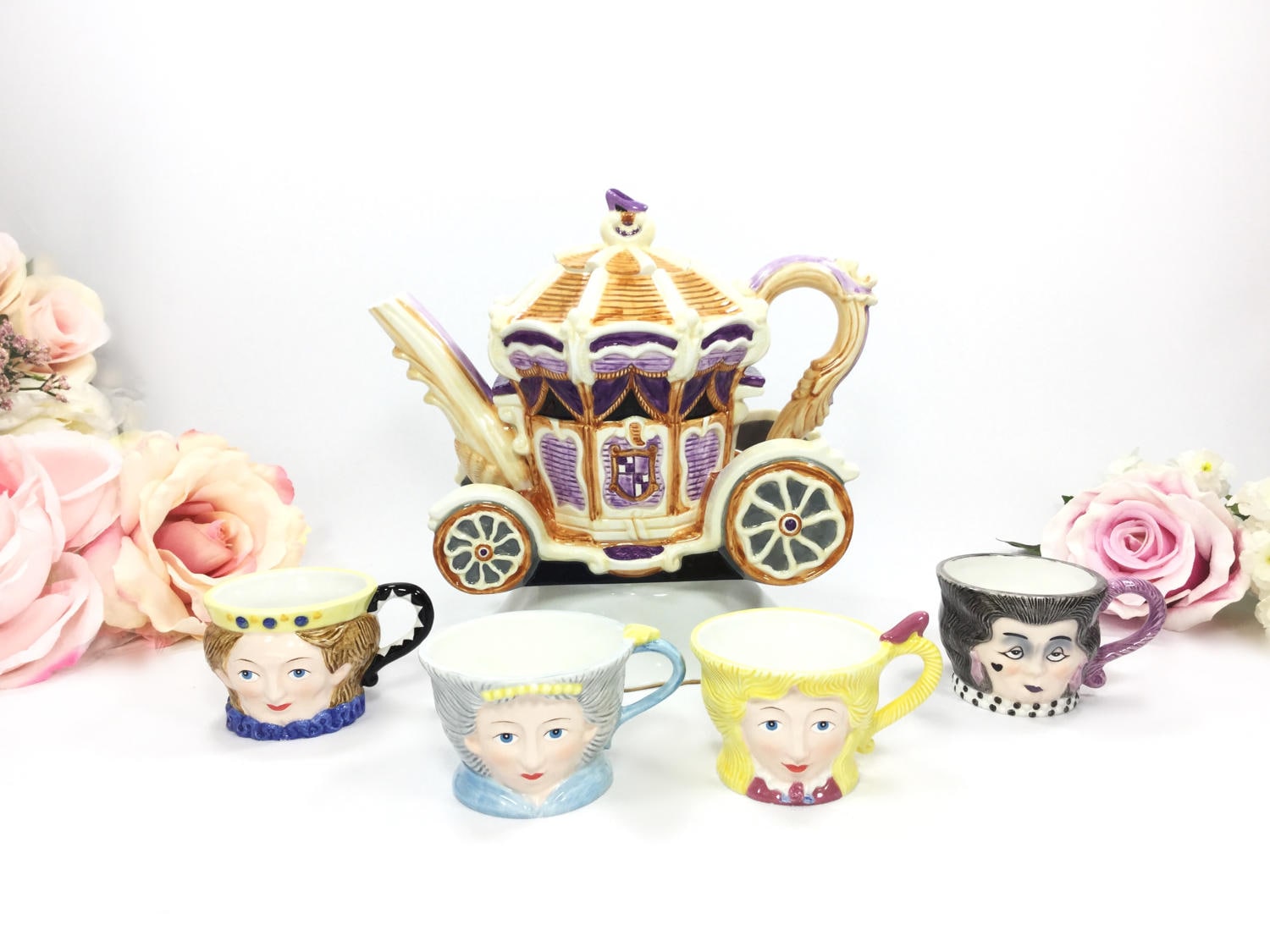 Cinderella Tea Set, Retired Collectors Set, Dept. 56 Storybook