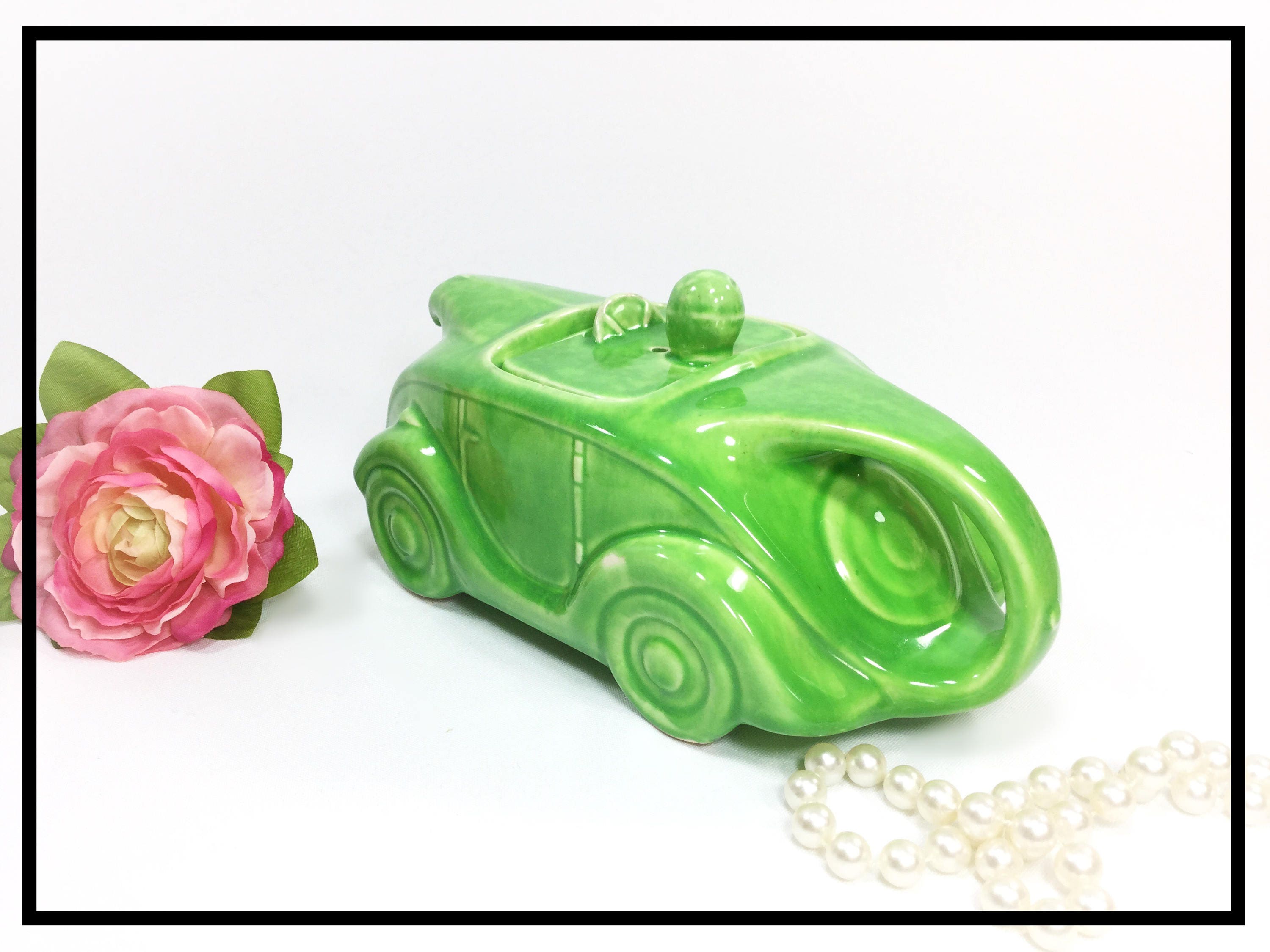 Green Sadler Racing Car Teapot Art Deco Car Teapot Etsy Nederland