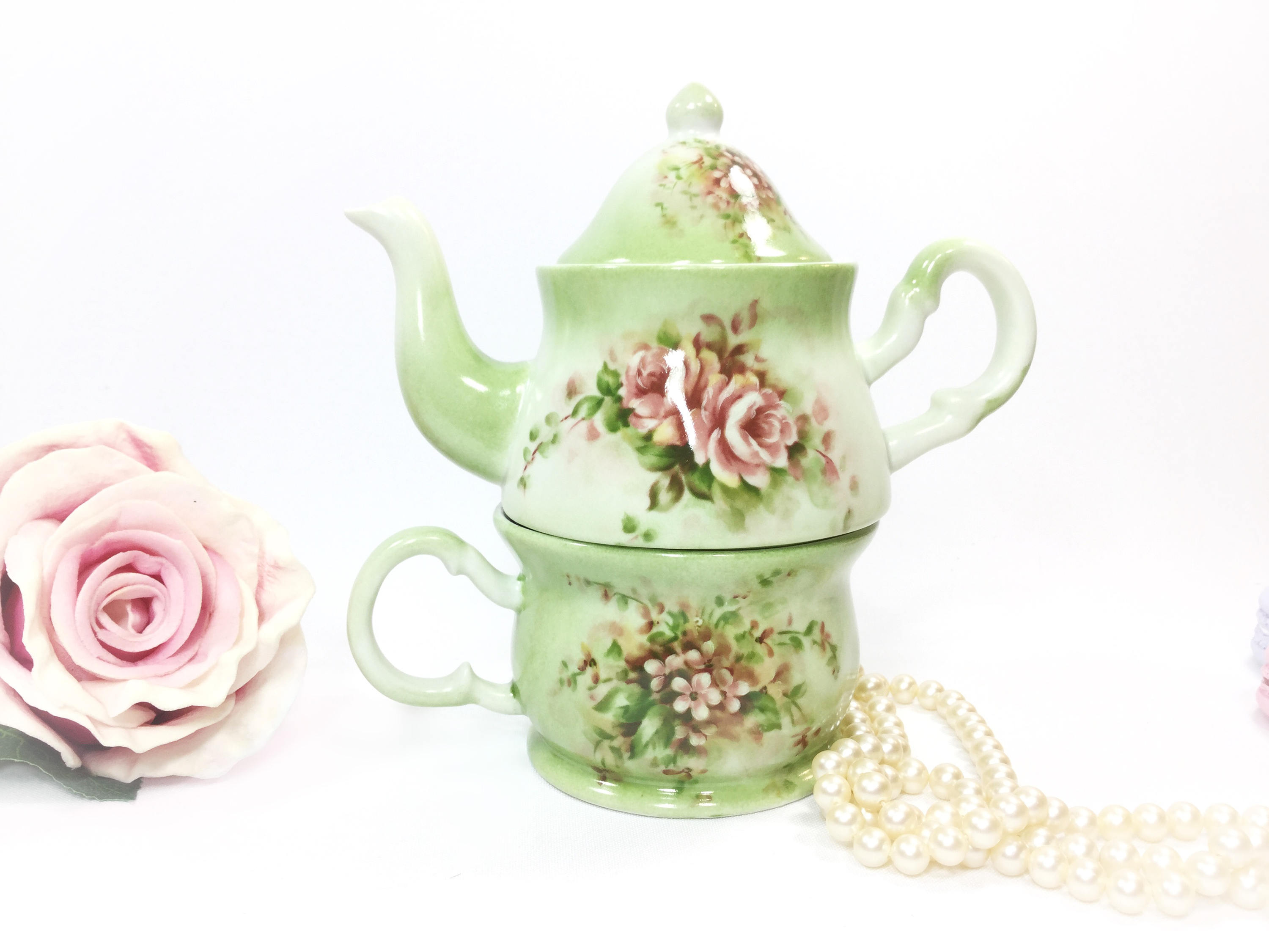 Burton & Burton Tea For One, Single Tea Set, Birthday Gift, Anniversary