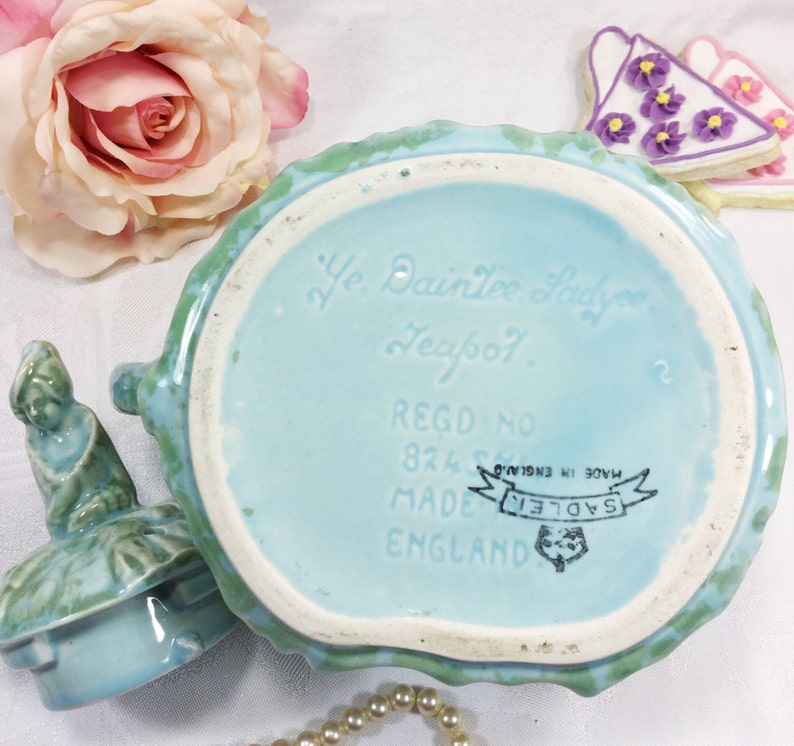Ye Daintee Ladyee Teapot Crinoline Lady Teapot Dainty Lady Sadler English Teapot Tea Set Wedding #A71 Party Collectable Sadler Teapot