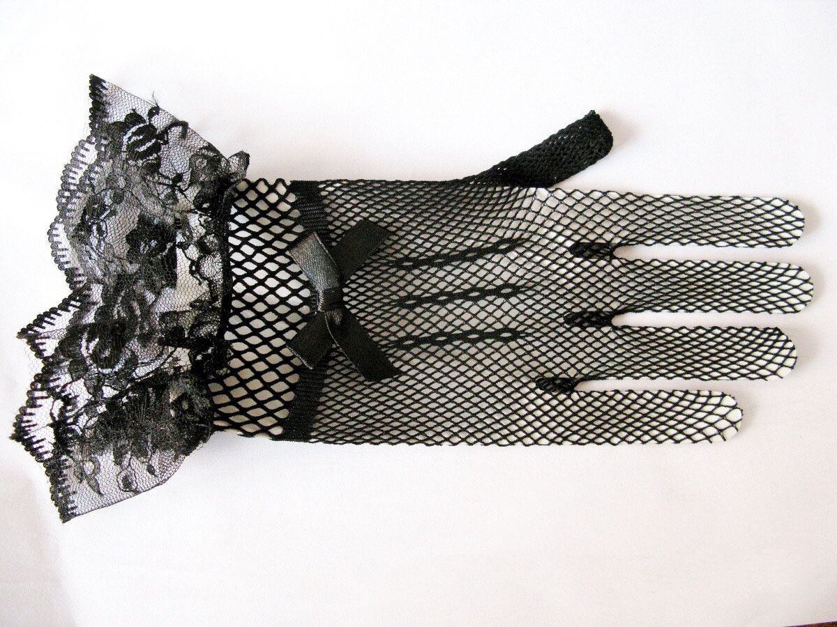full length lace gloves