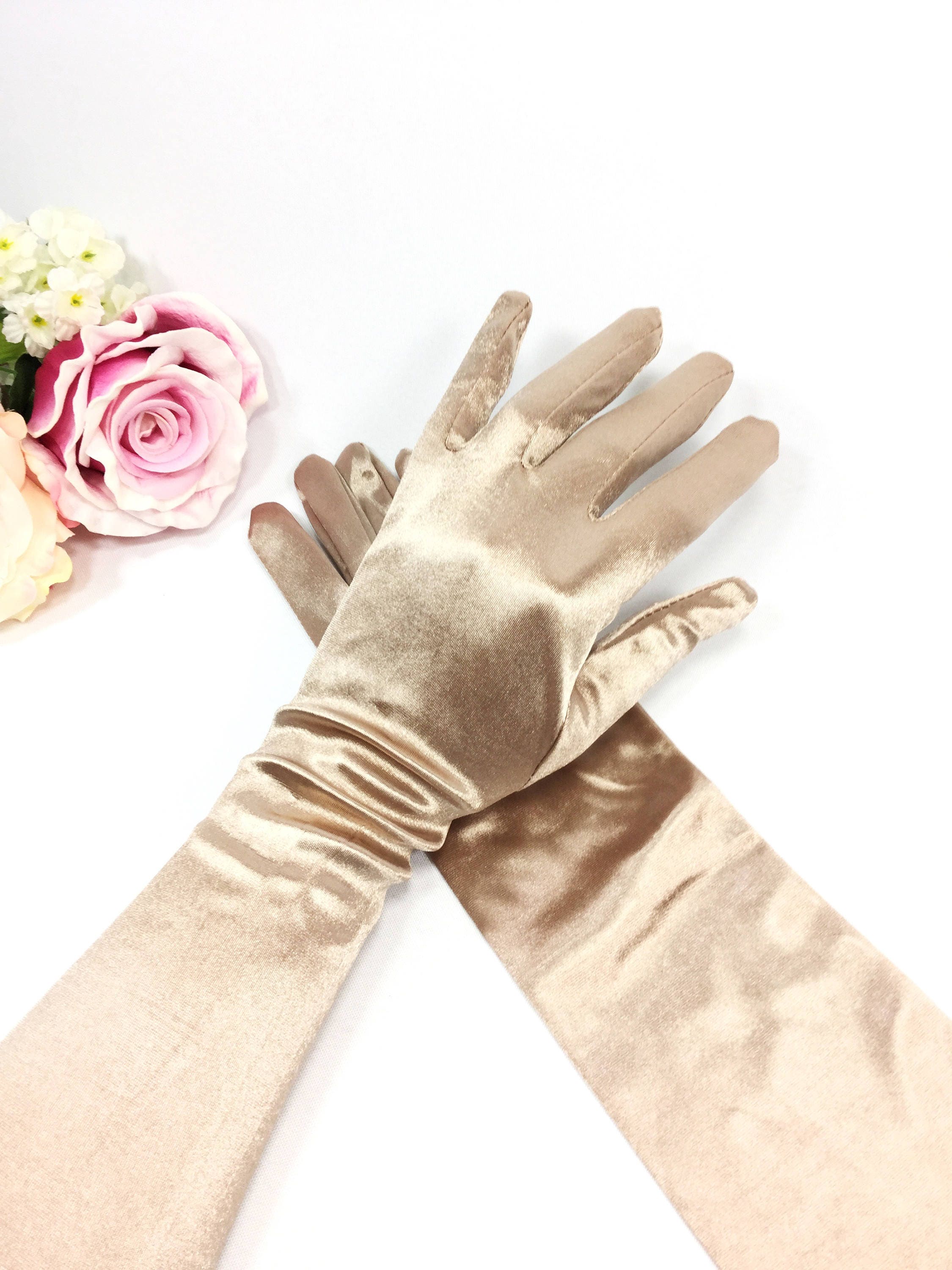 Champagne best sale opera gloves