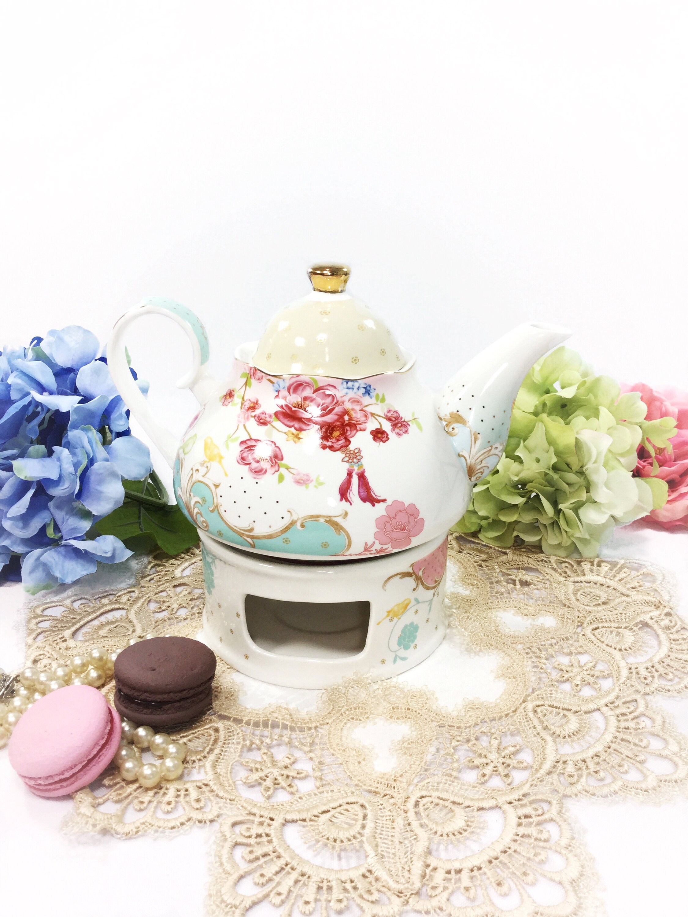 Chic Teapot and Warmer Tea Party Teapot Set Teapot and Etsy