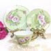 Vintage Lefton Heritage Tea Set Trio, Pink Roses, Gold Trim #B282 - Etsy