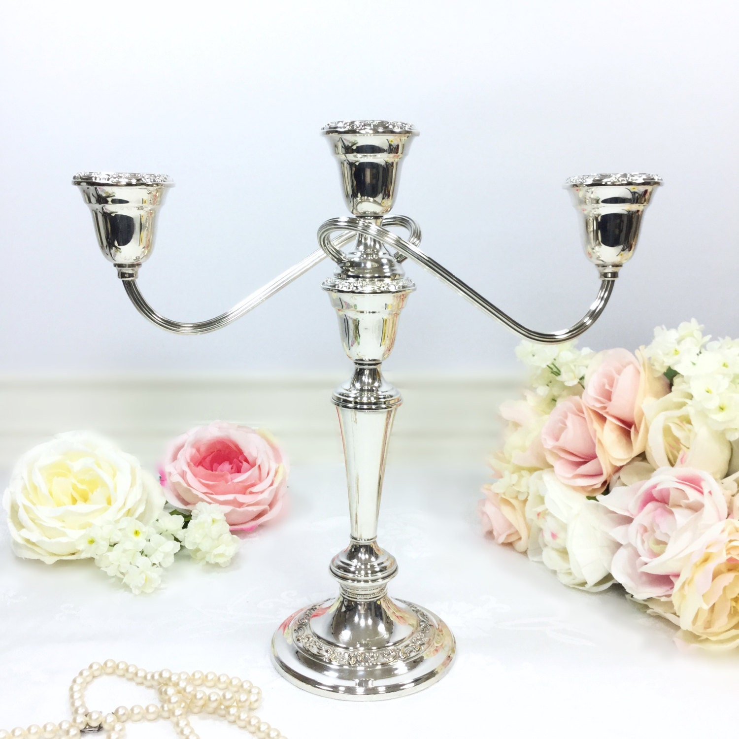 Gorham silver shop candelabra