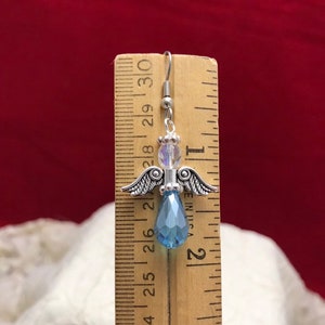 Teal Angel Earrings: Ovarian Cancer Awareness, Relay for Life image 5