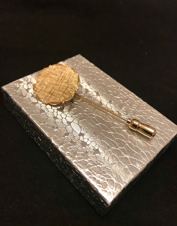 Anson Stick Pin. Signed 12k GF.  Gold Filled. Per… - image 10