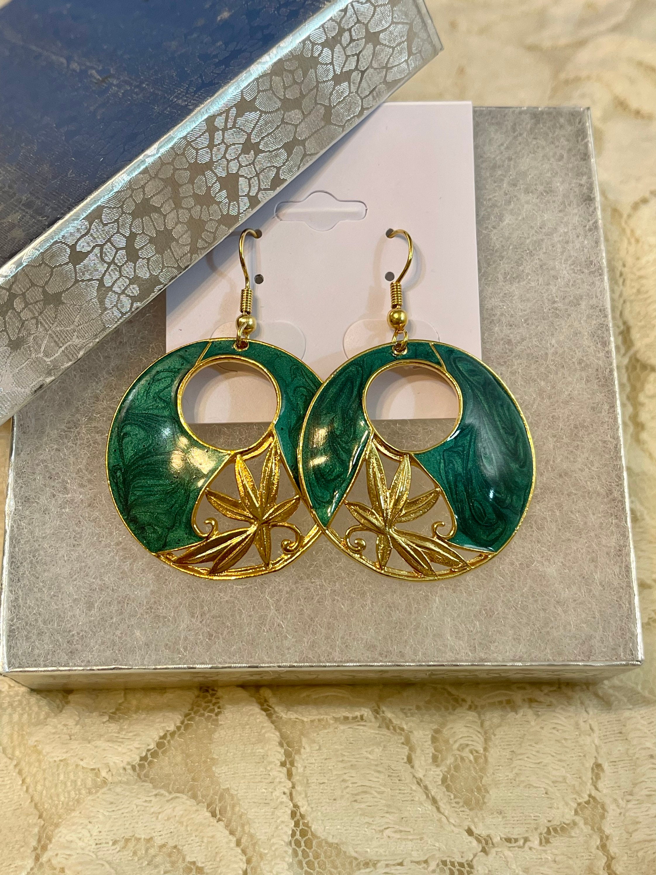 Berebi enamel earrings sale