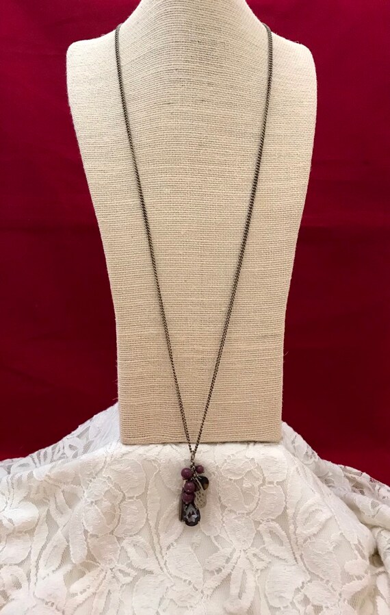 Vintage Ann Taylor Loft Long Necklace. 32 Inch An… - image 4