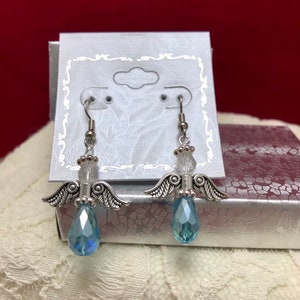 Teal Angel Earrings: Ovarian Cancer Awareness, Relay for Life image 7
