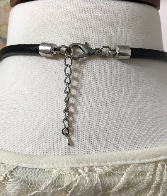 Brutalist Statement Necklace: Boho Industrial Rub… - image 3