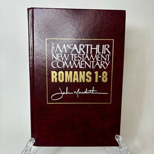 ROMANOS 1-8. Comentario del Nuevo Testamento de MacArthur, 1986, Moody Publications. Guía de estudio bíblico cristiano. Regalo para pastor predicador