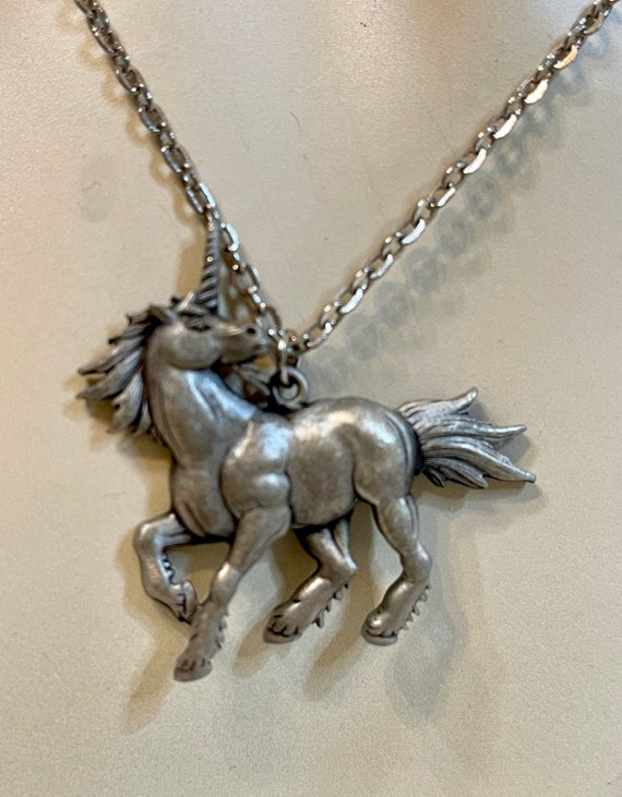 JJ Jonette Unicorn Pendant Necklace on 18” Chain.… - image 2