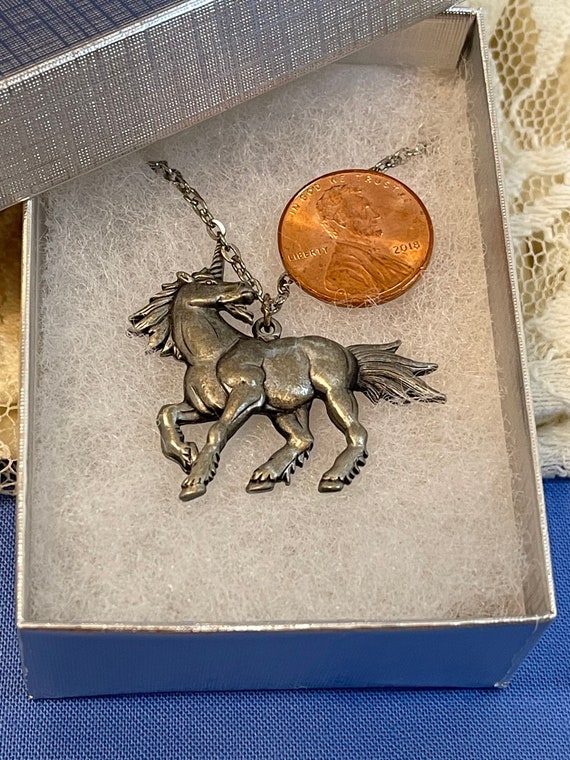 JJ Jonette Unicorn Pendant Necklace on 18” Chain.… - image 7