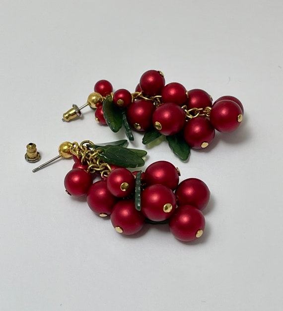 Avon "Happy Holly Days" Drop and Dangle Earrings.… - image 6