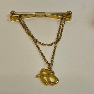 Vintage Gold Tone Collar Pin. Collar Bar. Shirt Collar Clip. - Etsy