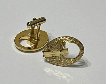 Boutons De Manchette Vintage Dorés - Occasion, Sans Marque, Pour Costume élégant