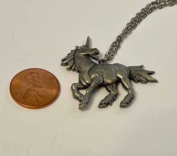 JJ Jonette Unicorn Pendant Necklace on 18” Chain.… - image 4
