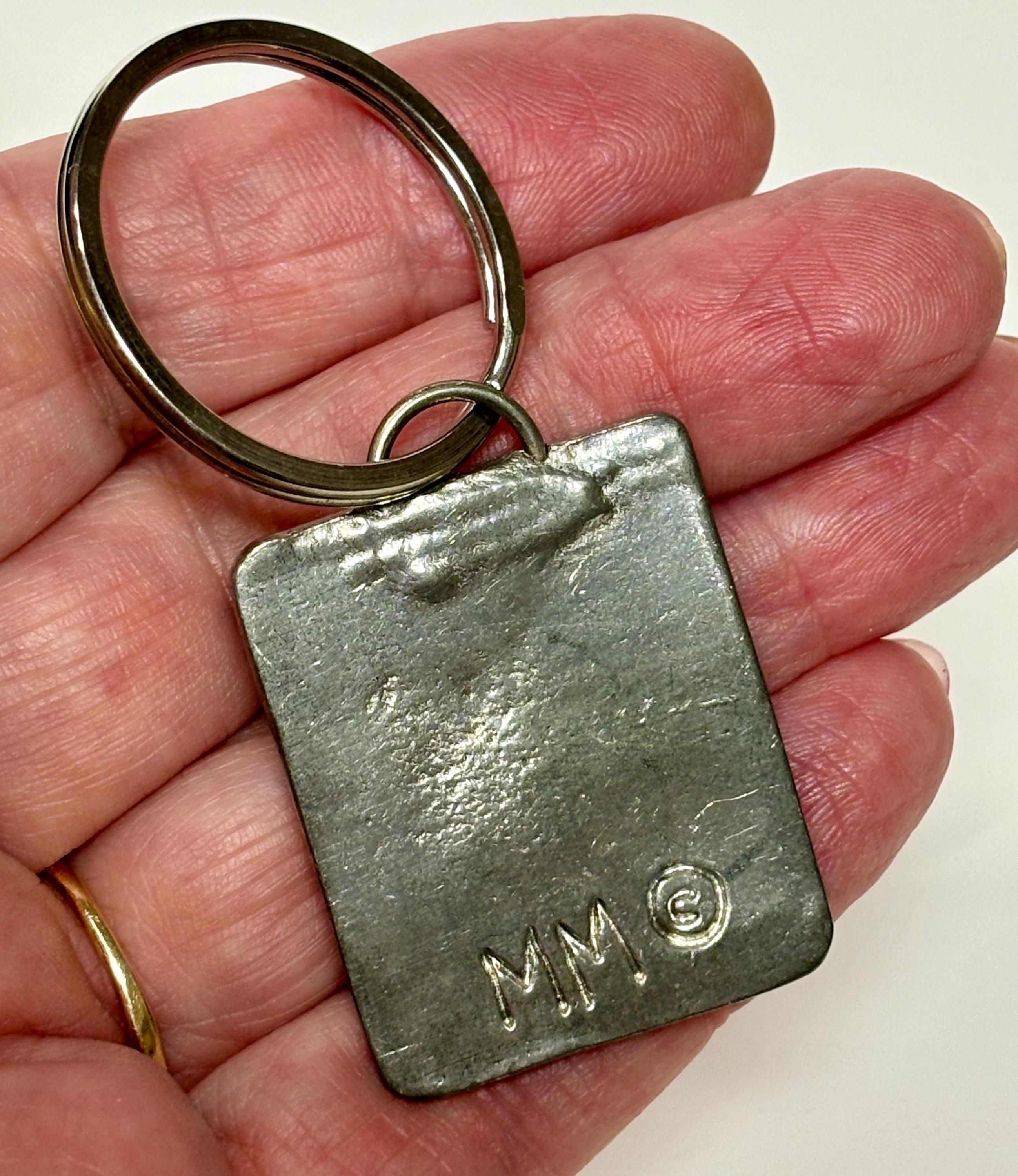 Portachiavi 3D A Forma Di Chiatta - Fatto A Mano In Peltro Nel Regno Unito - Accessorio Di Qualità In Busta Regalo - Dimensioni 5,5 X 2 Cm