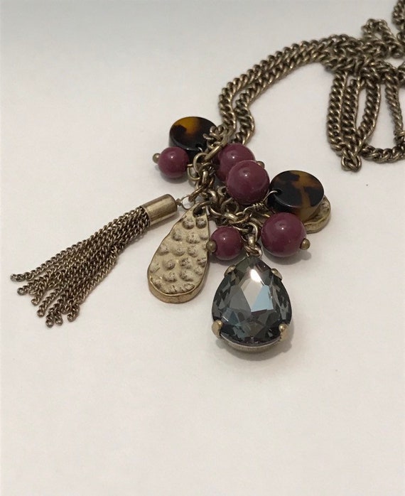 Vintage Ann Taylor Loft Long Necklace. 32 Inch An… - image 5