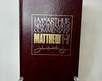 Matthew 1-7: MacArthur New Testament Commentary, 1986 Bible Study